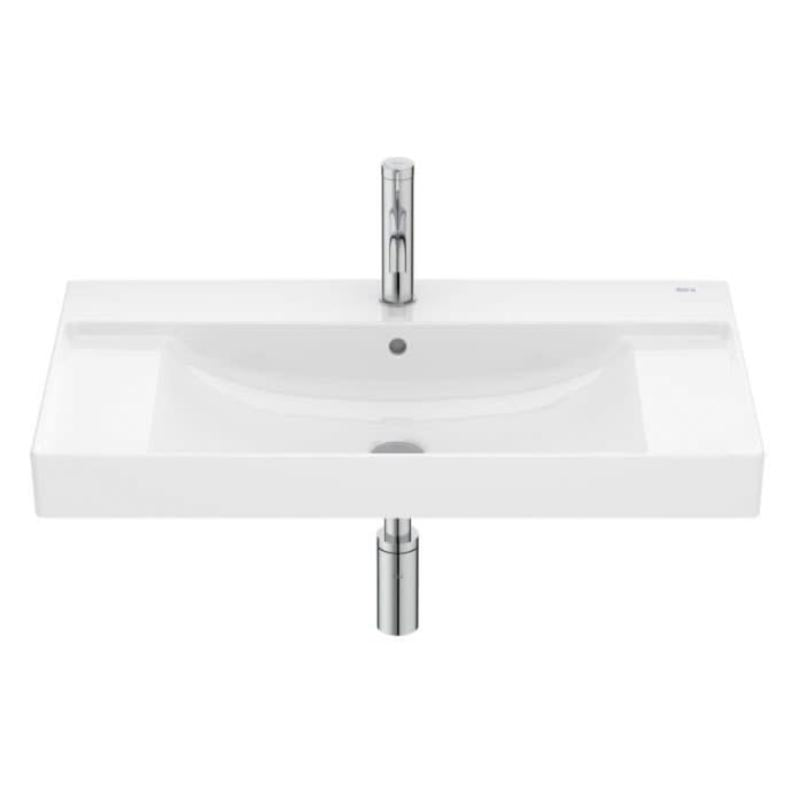 Lavabo Roca Ona 80 x 46 cm, avec vasque au milieu