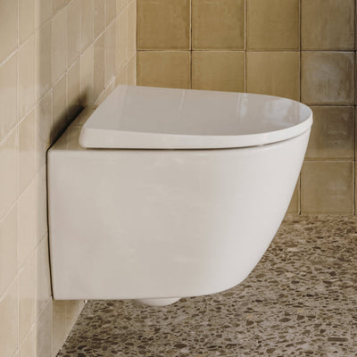 WC suspendu Roca Ona, compact, sans bride