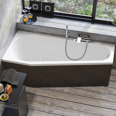 Steinkamp Life baignoire peu encombrante 160 x 70 cm, droite