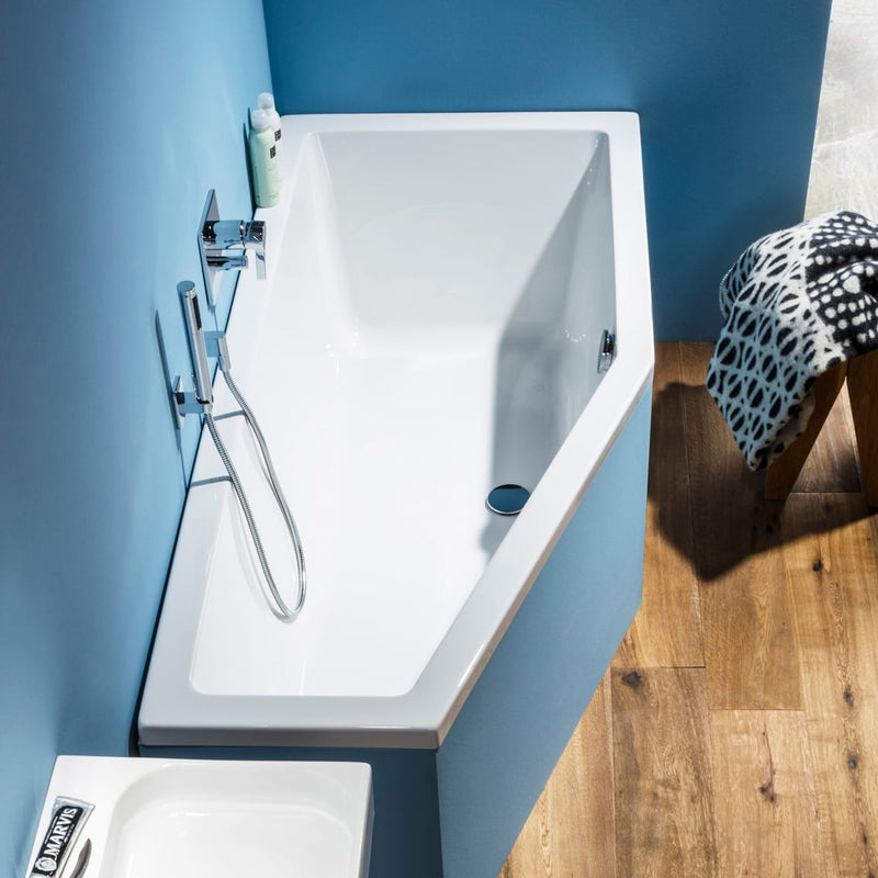 Baignoire gain de place Steinkamp Life 170 x 75 cm, version gauche