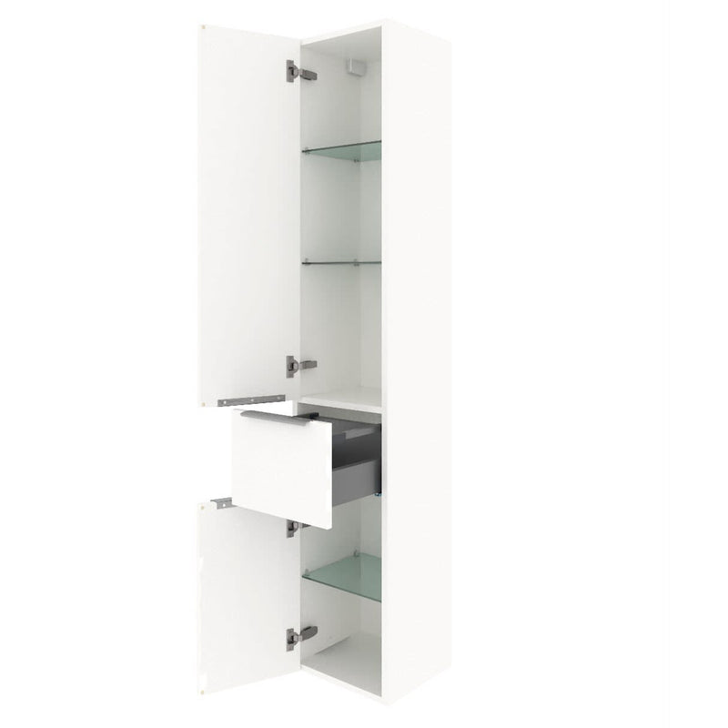 Steinkamp Living 2.0 armoire haute 30 x 168 cm avec 2 portes tournantes et 1 coulissant