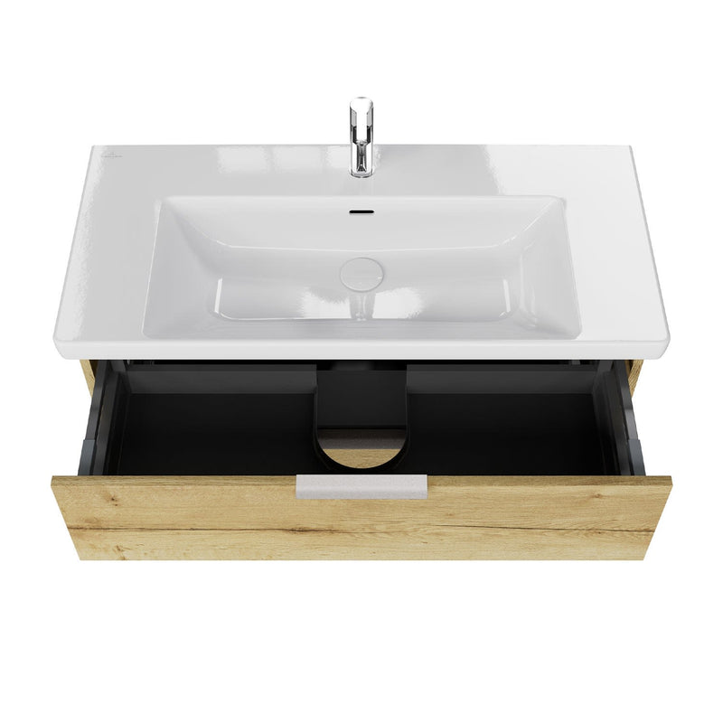 Steinkamp Living 2.0 meuble sous-vasque 95 cm pour Villeroy & Boch Subway 3.0 meuble sous-vasque 100 cm