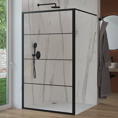 Mur latéral walk-in STUROTEC 3060 110 x 200 cm avec revêtement nano