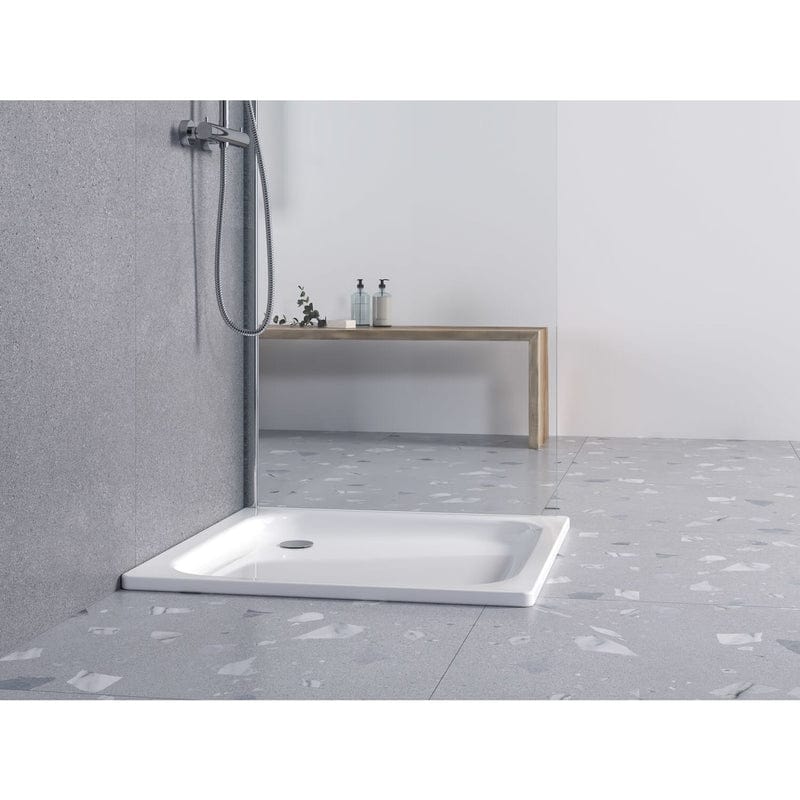 STUROTEC Receveur de douche plat Sturo 90 x 90 x 6,5 cm