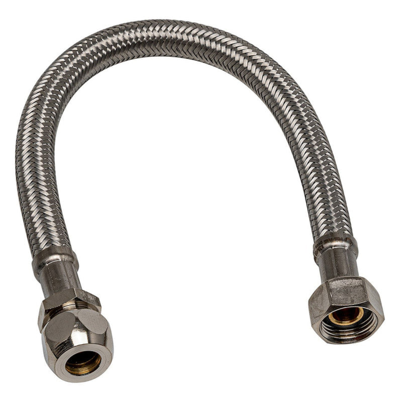 Tuyau flexible Sturotec bouchon 3/8" x sertissage 10 mm x 30 cm