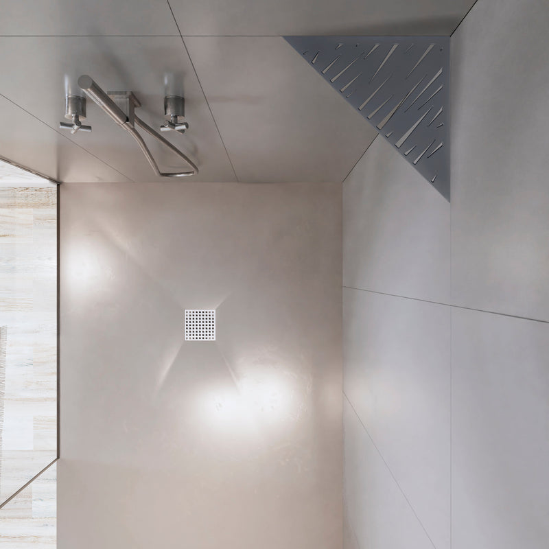 Tablette d'angle pour douche et salle de bain, 12 modèles, gris ardois ...