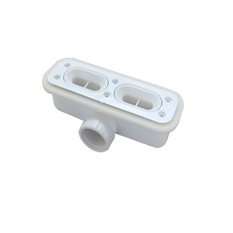 Bonde Receveur de douche SUEZ surface ardoisée gris - Le Monde du Bain