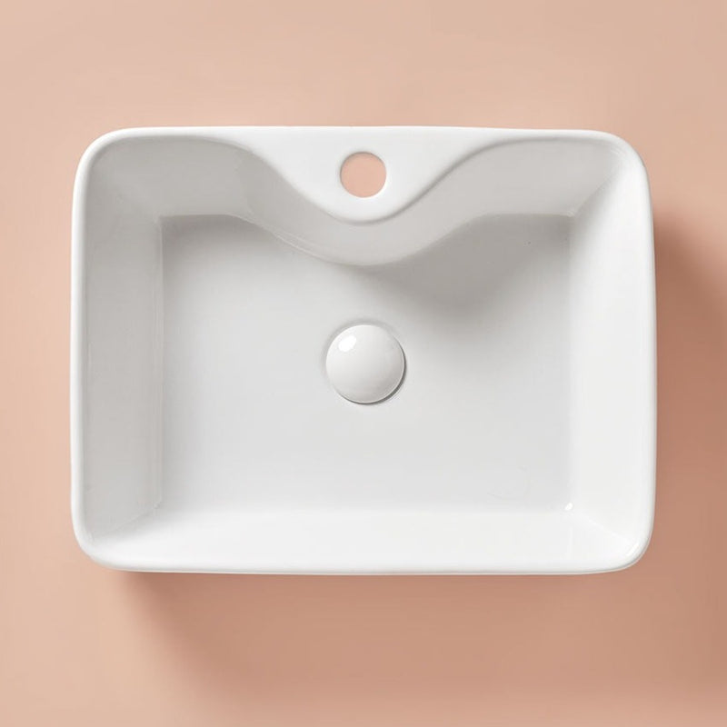 Vasque à poser en céramique LECCE blanc - Le Monde du Bain