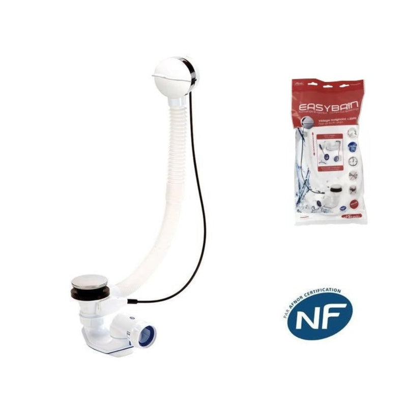 Vidage NICOLL avec siphon extra-plat inclus - Le Monde du Bain