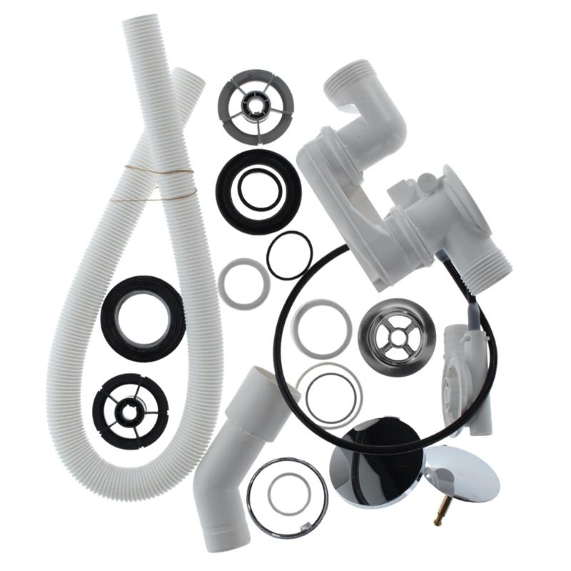 Villeroy & Boch Bonde et trop-plein allongé, kit complet