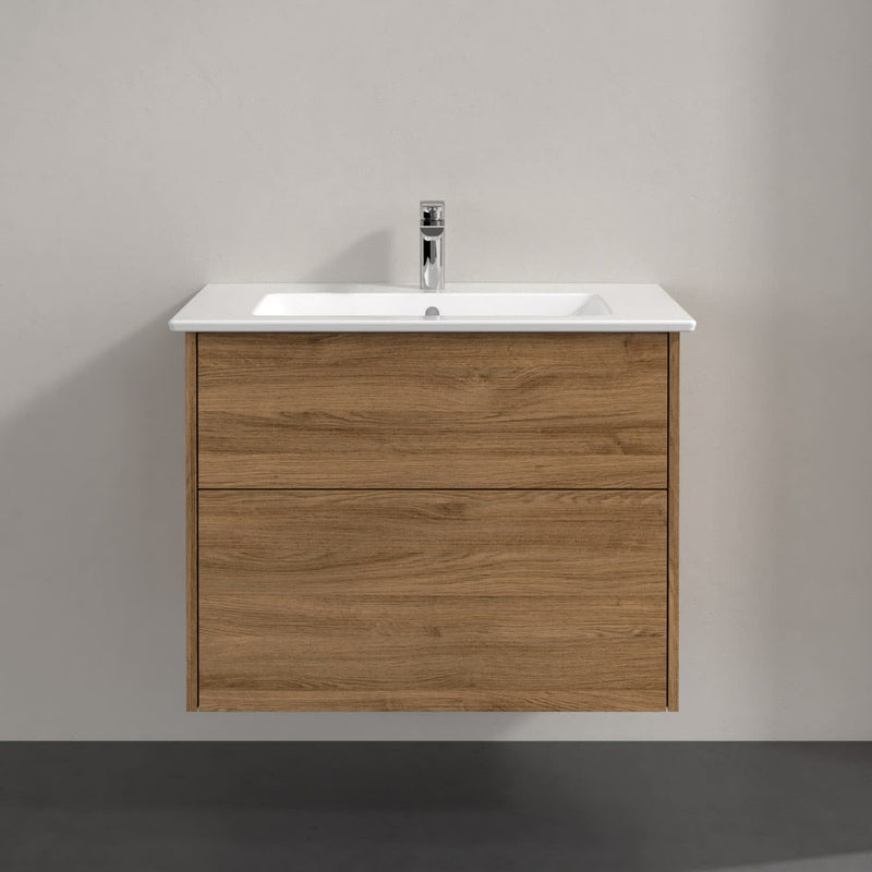 Villeroy & Boch Finero meuble sous-vasque 80 cm avec meuble sous-vasque, 2 compartiments coulissants