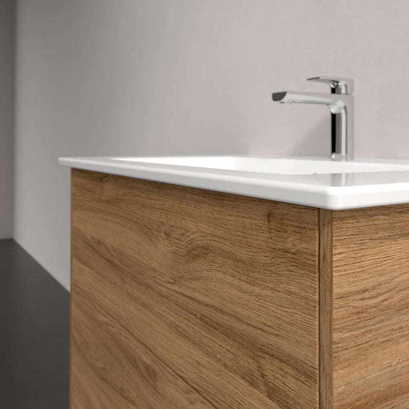 Villeroy & Boch Finero meuble sous-vasque 80 cm avec meuble sous-vasque, 2 compartiments coulissants