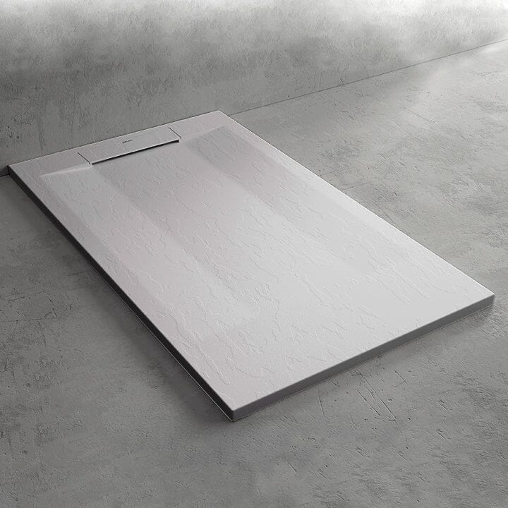 Receveur de douche SUEZ surface ardoisée gris - Le Monde du Bain