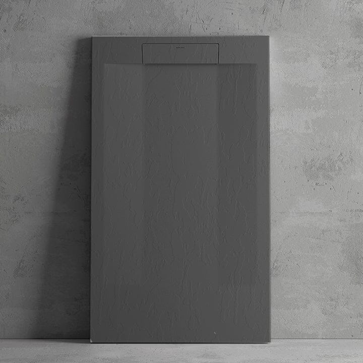 Receveur de douche SUEZ surface ardoisée anthracite - Le Monde du Bain