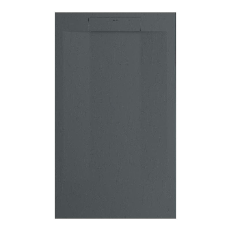 Receveur de douche SUEZ surface ardoisée anthracite - Le Monde du Bain