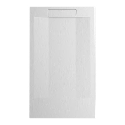 Receveur de douche SUEZ surface ardoisée blanc - Le Monde du Bain