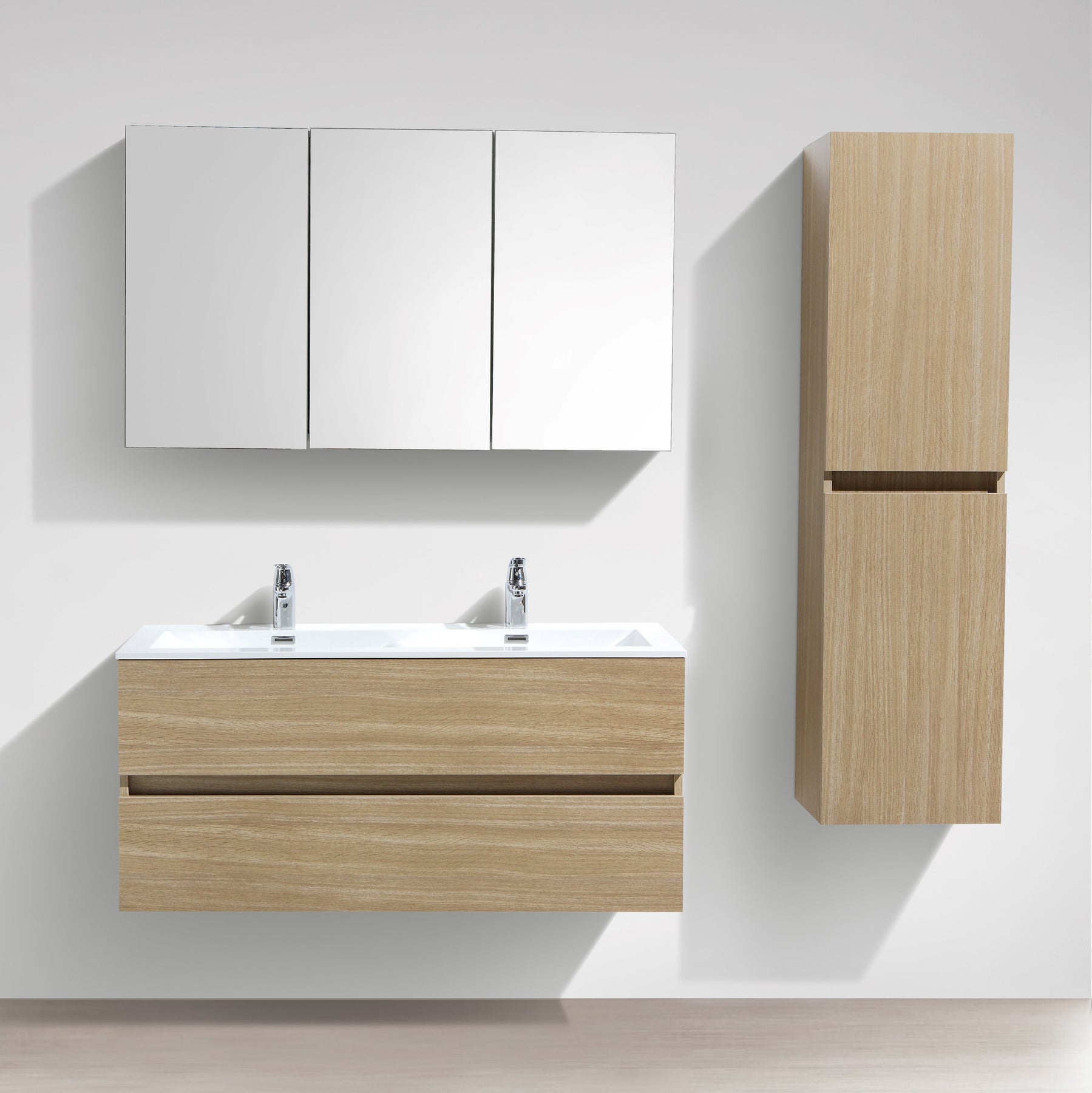 Meuble salle de bain design double vasque SIENA largeur 120 cm