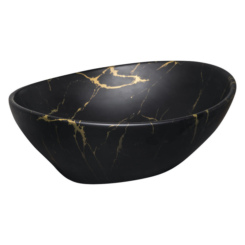 Vasque à poser ovale en céramique TANDILA - Le Monde du Bain