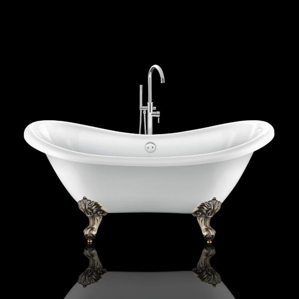 Baignoire ancienne DARLINGTON Blanche - Le Monde du Bain | Pieds d&