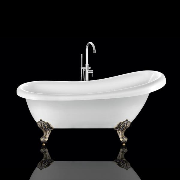 Baignoire ancienne RICHMOND Blanche - Le Monde du Bain | Pieds d&