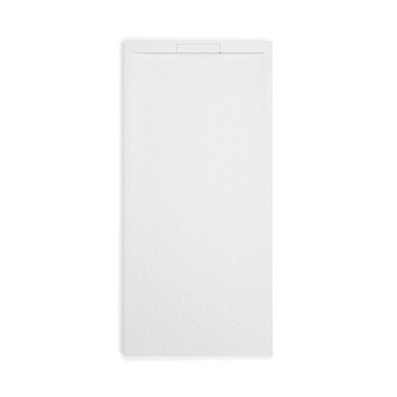 Receveur de douche COTTON Blanc avec grille cover - 160x90 cm