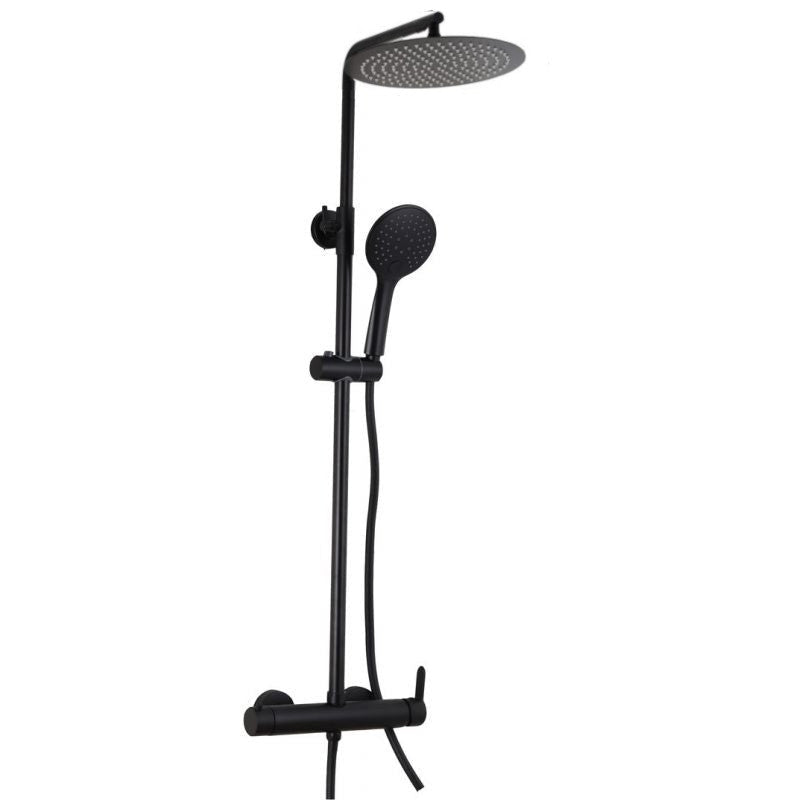 Colonne de douche mitigeur SALVIA noir mat