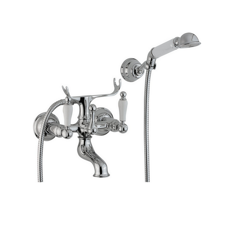 Robinet rétro sur plage CISAL TOSCANA avec poignées en porcelaine