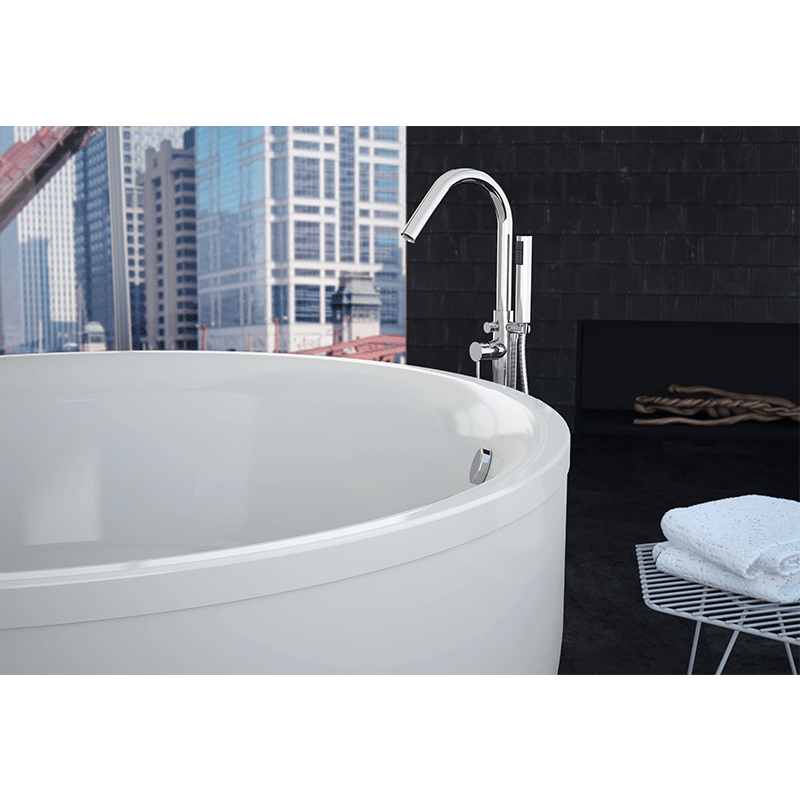 Baignoire design ronde COPLA blanche - Le Monde du Bain