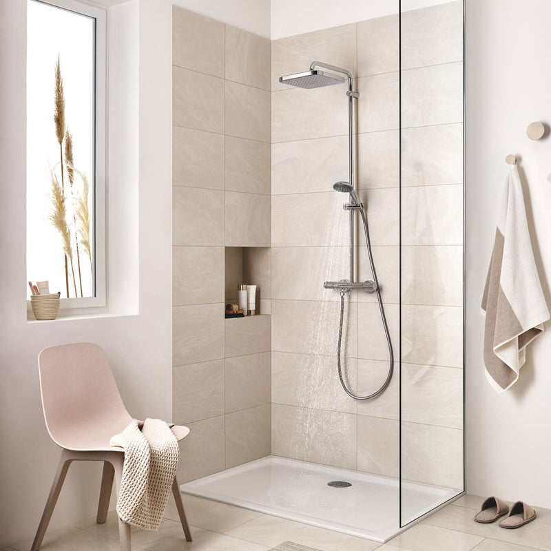 GROHE Vitalio Start 250 Cube Système de douche - thermostat inclus