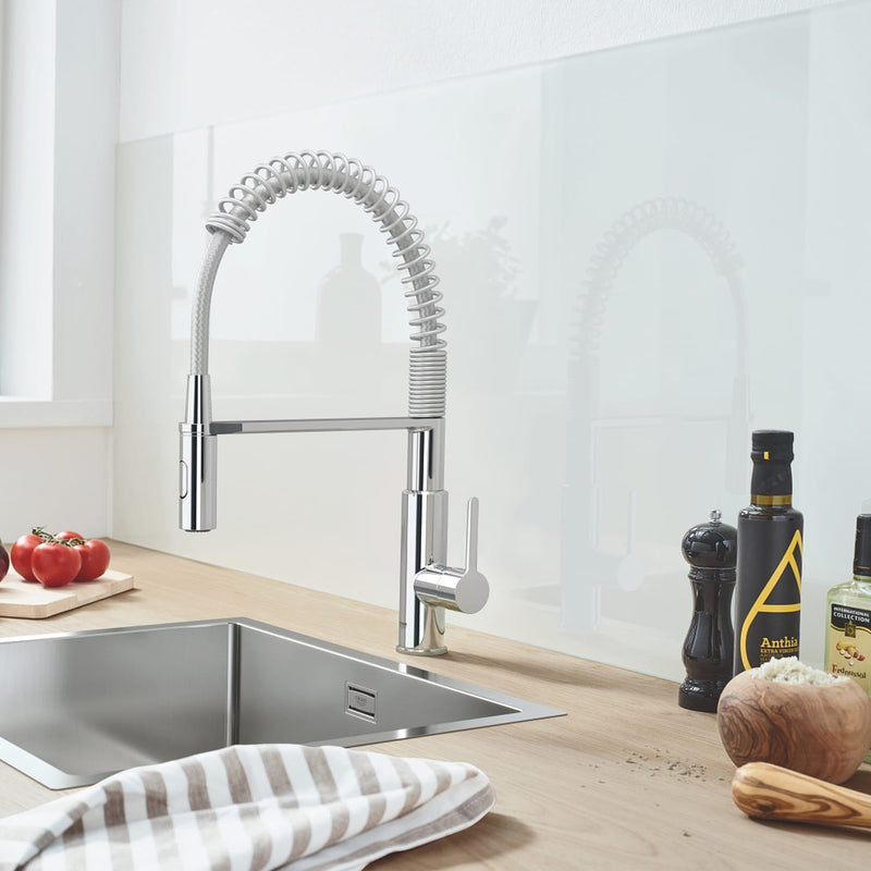 GROHE Get Mitigeur monocommande pour évier avec douchette professionnelle