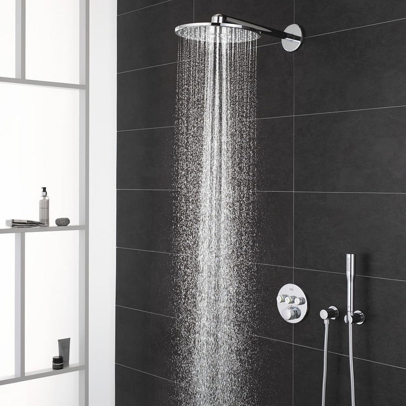 GROHE Grohtherm SmartControl, Système de douche thermostatique à encastrer avec Rainshower 310 SmartActive, rond
