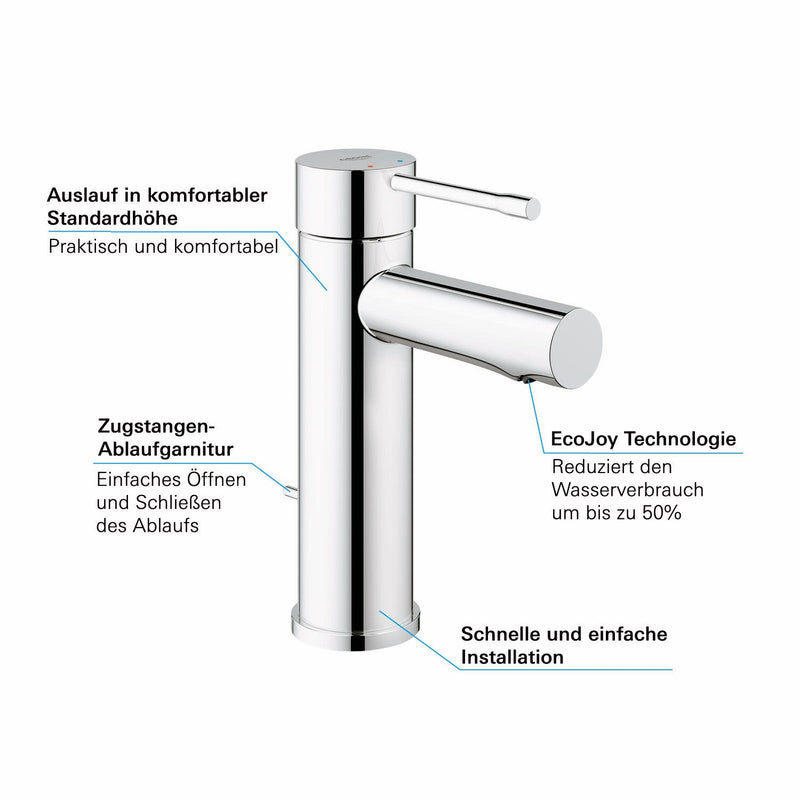 GROHE Essence Nouveau Mitigeur monocommande pour lavabo S-Size
