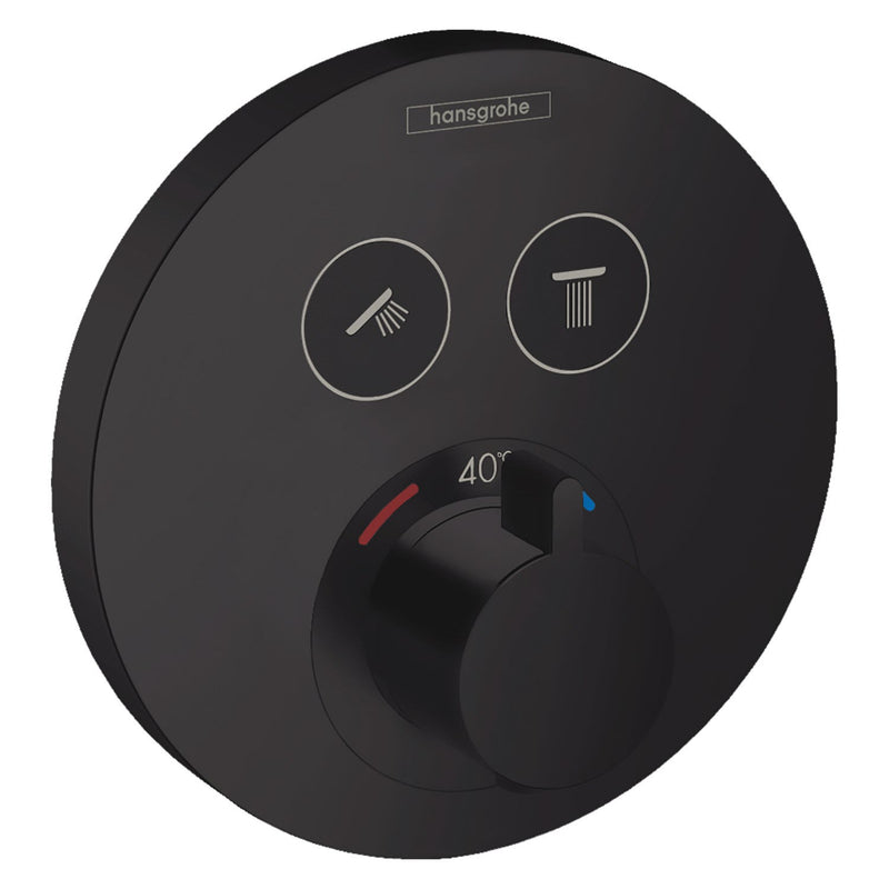 hansgrohe ShowerSelect S Thermostat encastré pour 2 consommateurs