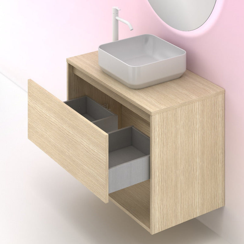 Meuble salle de bain NIWA 80 cm. Chêne sablé