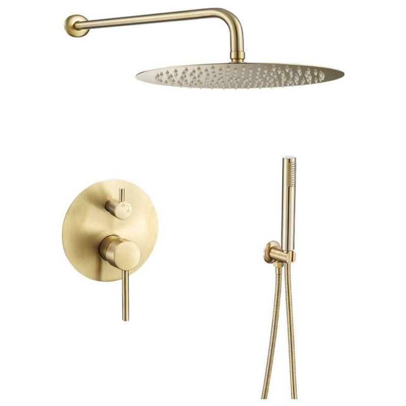 Kit de douche à encastrer TIKO doré or