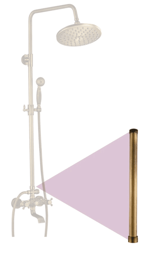 8in 20cm)Rallonge De Douche Ronde Chromée, Accessoires De Salle De Bain, 6, 8, 10, 12 Pouces